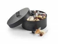 Sort m/Hank, Stor - Familieæske 850 g.