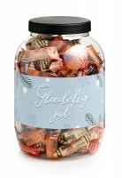 Jar med 1100 g. Økologisk Fudge - Mix