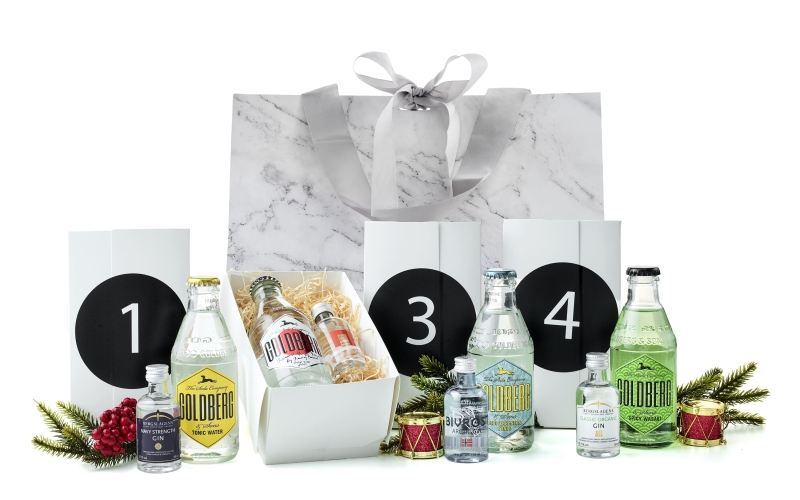 Gin & Tonic adventskalender Advents& julekalender | firmajulegave