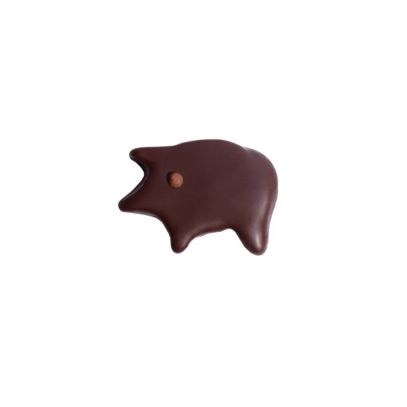 Cocoture Marcipangris m&oslash;rk chokolade 20 g