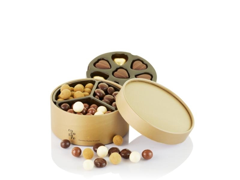 Cocoture marcipanmix i guld hatte&aelig;ske 240 g