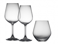 Lyngby Glas vinsæt, 18 dele vand-, rødvins- og hvidvinsglas