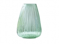 Bitz Vase 22 cm i grøn glas, Kusintha