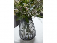 Bitz Vase 22 cm i smoke glas, Kusintha