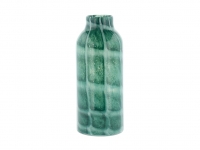 Villa Styles Vase i grøn glas, 14,5 x 14,5 x 36 cm