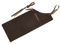 Pillivuyt Gourmet Forklæde kanvas/læder, 88 x 70 cm brun