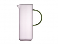 Lyngby Glas Torino glaskande 1,2L borosilikat pink/grøn