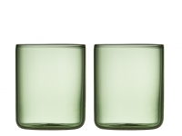 Lyngby Glas Torino 2 stk shotglas borosilikatglas grøn