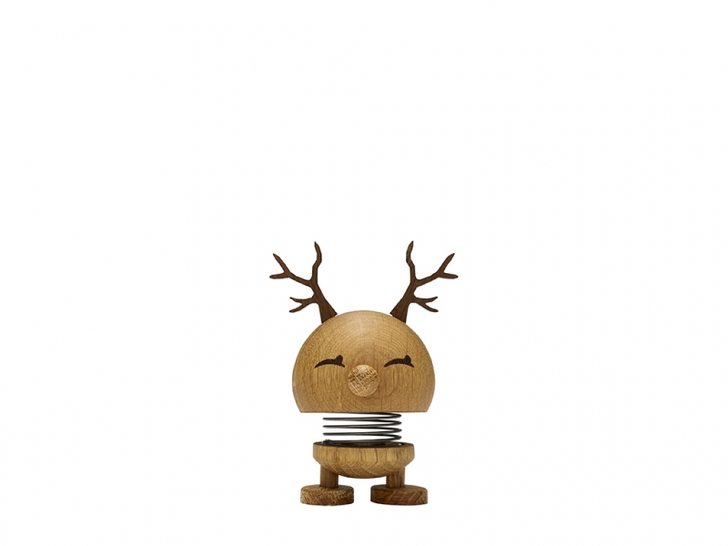 Hoptimist Reindeer Bimble str S H9,5cm FSC egetræ / oak
