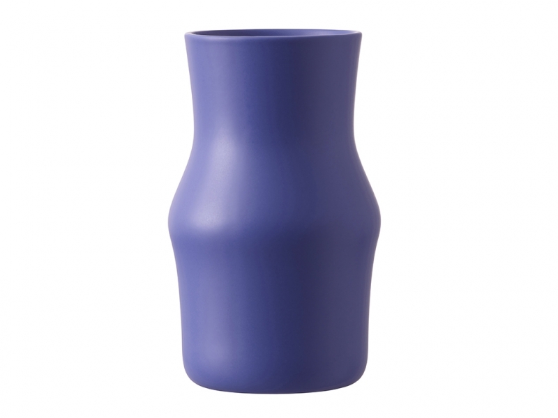 Gense Vase 17 x 28 cm iris blue i keramik, Dorotea