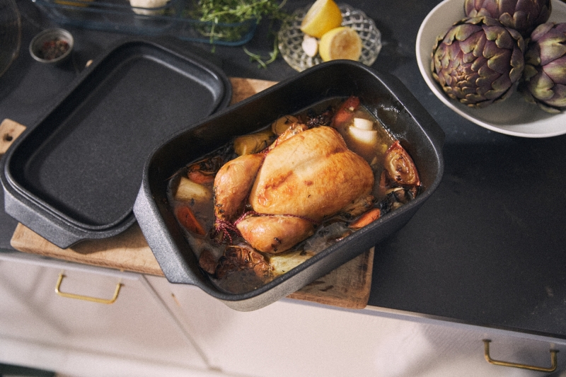 Rosendahl Bake 'n' Roast stegeso 5,0 l gr&aring;