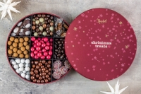 Christmas Treat Red | 650g.  Stor gaveæske med julefavoritter fra Xocolatl