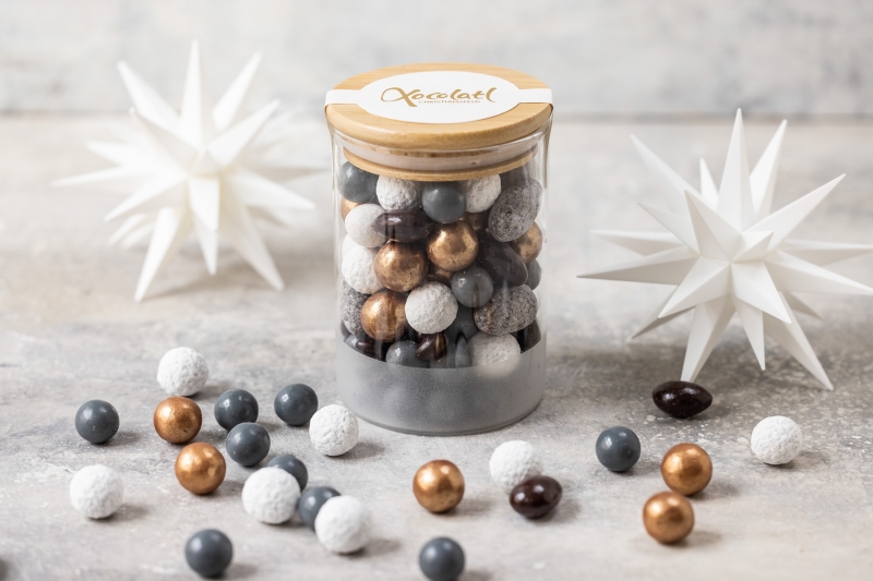 XO Maxi Christmas | 250g. Dragéblanding fra Xocolatl