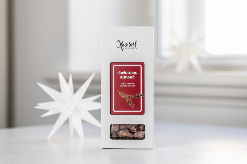 Christmas Joy Sugar Almond | 80g. Brændte mandler fra Xocolatl