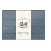 Finest Dark Selection for 2 | 400g.  Julekalender med mørk chokolade fra Xocolatl