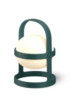 Soft Spot Solar Circular H18,5 cm pine green