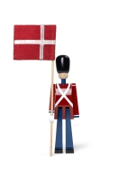 Kay Bojesen Faneb&aelig;rer mini r&oslash;d/bl&aring;/hvid