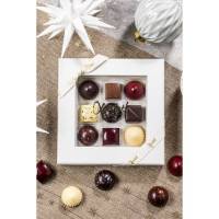 Xocolatl Christiansfelder star 9 stk. fyldte chokolader|80g