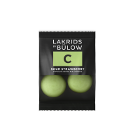 Lakrids by Bülow Mini C  Sour Strawberry 2 stk (250 poser)