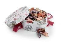 Hatteæske Gran & Bær, Stor - Økologisk & Vegansk Fudge - Mix 600 g.