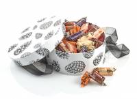 Hatteæske Sort Kogle, Stor - Økologisk & Vegansk Fudge - Mix 600 g.