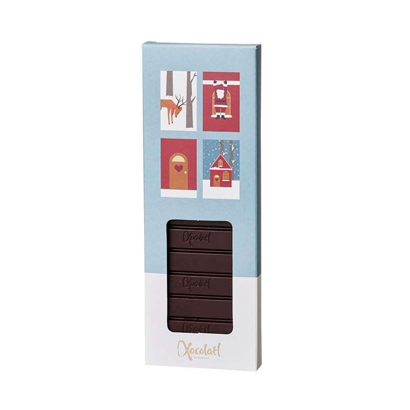 Mut Mut Dark Snackbar | 50g. Mørk chokoladebar fra Xocolatl