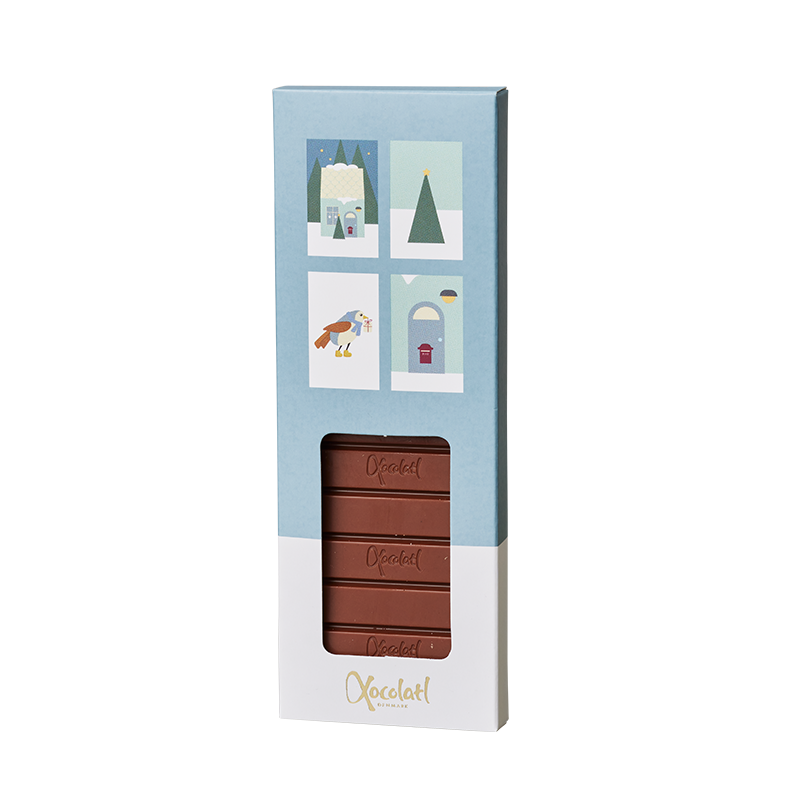 Mut Mut Milk Snackbar | 50g. Ren mælkechokoladebar fra Xocolatl