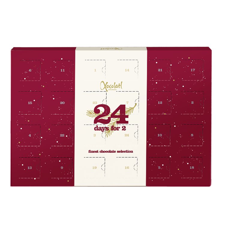 Finest Selection for 2 | 400g. Julekalender med blandede chokolader