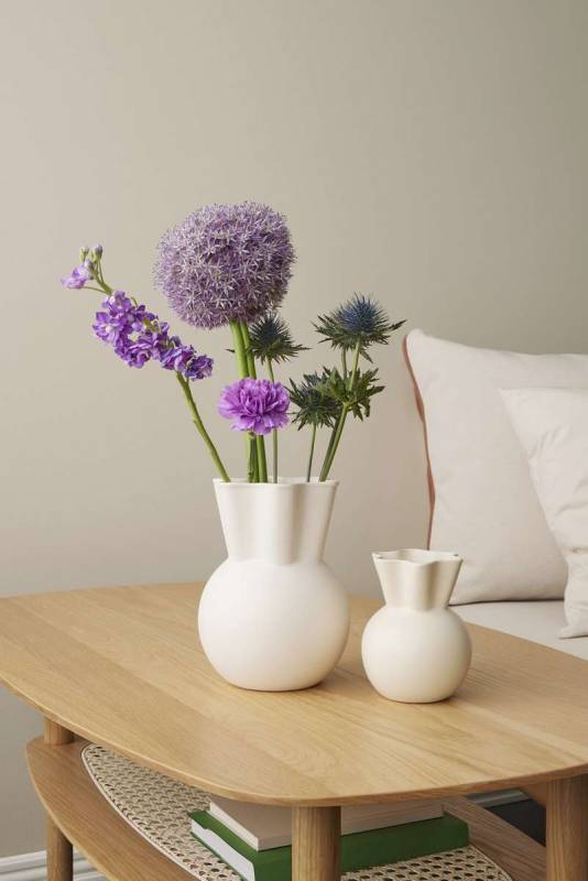 Spring Copenhagen Vase, svungen top, lille