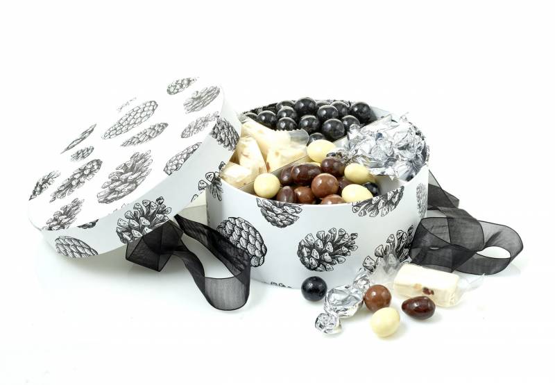 Sort Kogle, Stor - Familieæske 850 g.