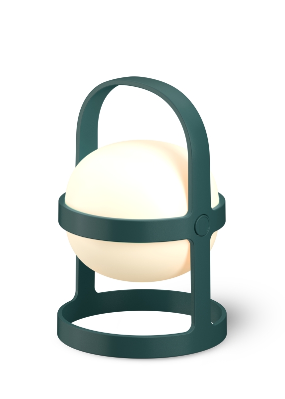 Soft Spot Solar Circular H18,5 cm pine green