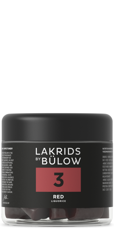 Lakrids by B&uuml;low Small R&oslash;d Nr. 3 |150g Jordb&aelig;r lakrids