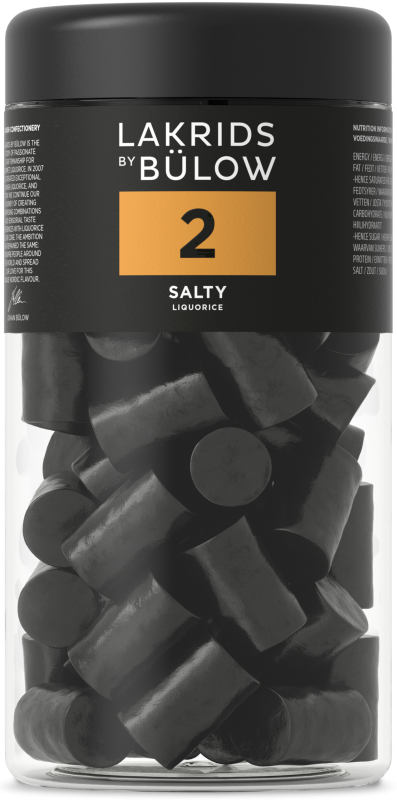 Lakrids by B&uuml;low Regular Nr. 2 Salt |360g klassisk lakrids