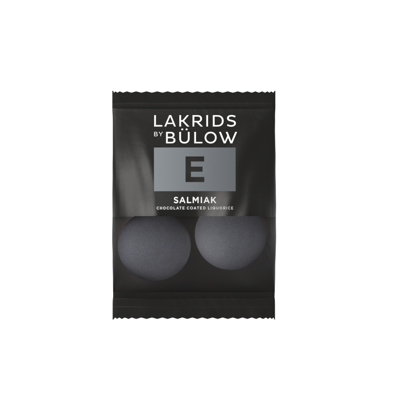 Lakrids by B&uuml;low Mini E - Salmiak | 2 stk. (250 poser)