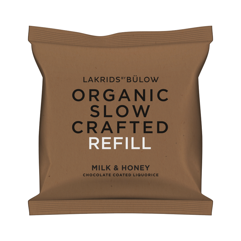 Lakrids by Bülow Refill Slow Crafted Milk & Honey | 265g Godt slik tager tid!
