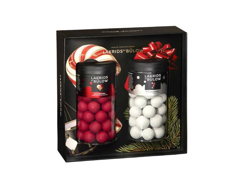 Lakrids by Bülow BLACK BOX Reg Crispy Raspberry/Reg. Frozen Mint | 540g