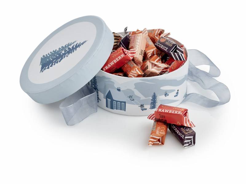 Hatteæske Blue Winter - Økologisk & Vegansk Fudgemix |300g